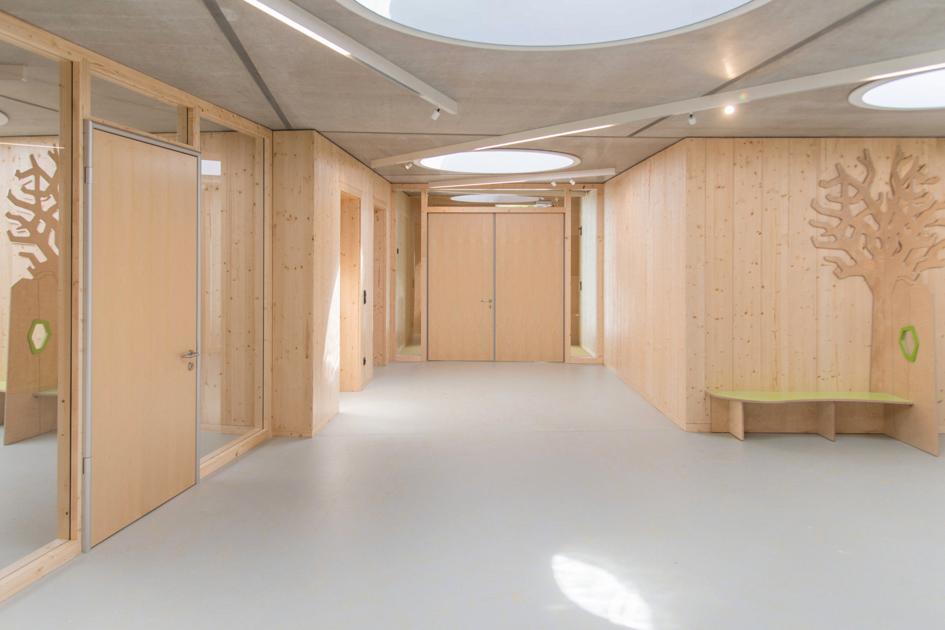 Flur im Kindergarten