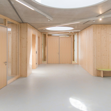 Türblätter in Verglasung integriert